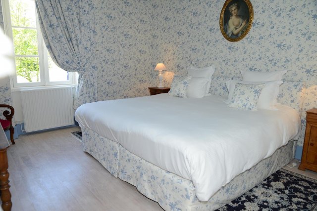 Chambre perle bleue