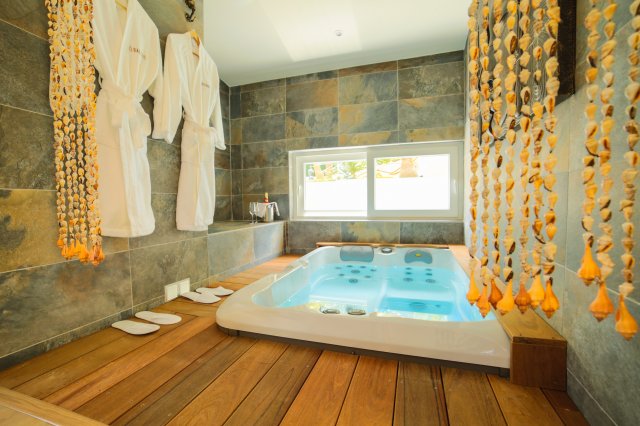 Photo villa d'hte avec jacuzzi, jardin et piscine compltement privatif Marseille  balinais